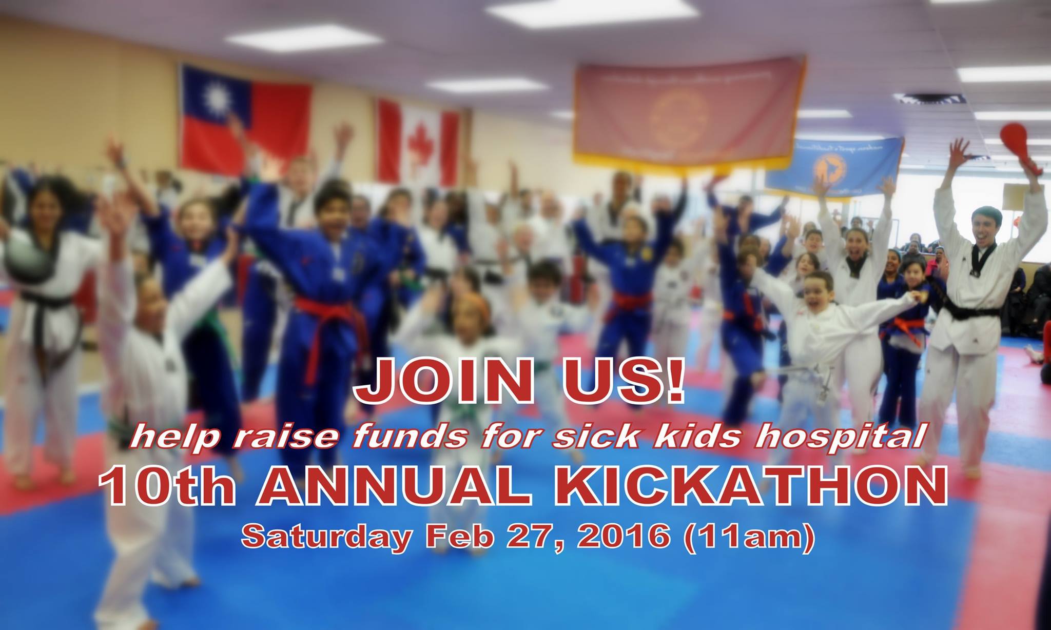 10th Annual Kickathon by Oakville Taekwondo